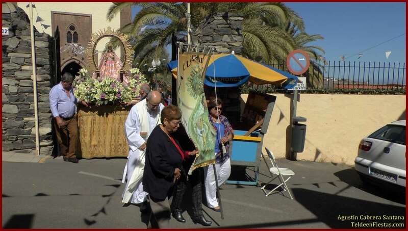Imagen de la última procesión religiosa celebrada en Tara/TF.